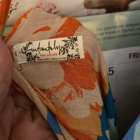 Brand new free people sundress no back just ties extra small no tag - Picture 3 of 4